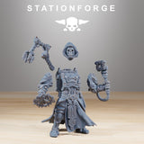 Scavenger Techno Priest / Machine / Techno / Priest / Scavenger / Sci Fi / Space / Table Top / Station Forge / 3D Print / Wargaming