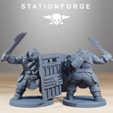 GrimGuard hunters / Commando / Marine / Imperial / Infantry / Sci Fi / Space / Table Top / Station Forge / 3D Print / 4K Mini / Wargaming