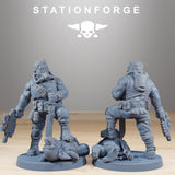 GrimGuard hunters / Commando / Marine / Imperial / Infantry / Sci Fi / Space / Table Top / Station Forge / 3D Print / 4K Mini / Wargaming
