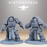 Socratis Melee Unit / Soldier / Commando / Marine / Infantry / Sci Fi / Table Top / Station Forge / 3D Print / 4K Mini/Wargaming