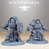 Socratis Melee Unit / Soldier / Commando / Marine / Infantry / Sci Fi / Table Top / Station Forge / 3D Print / 4K Mini/Wargaming