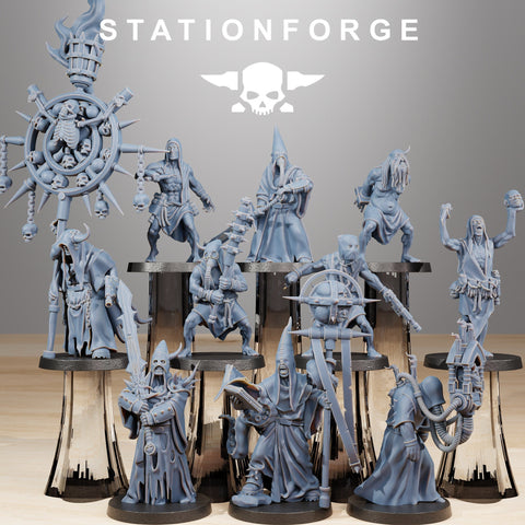 Corrupted Guard Fanatics / Chaos / Corrupted / Imperial / Infantry / Sci Fi / Space / Table Top / Station Forge /3D Print/4K Mini/Wargaming