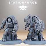 Socratis Melee Unit / Soldier / Commando / Marine / Infantry / Sci Fi / Table Top / Station Forge / 3D Print / 4K Mini/Wargaming