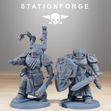 Socratis Reinforcers / Commando / Marine / Knight / Infantry / Sci Fi / Space / Table Top / Station Forge / 3D Print /4K Mini/Wargaming