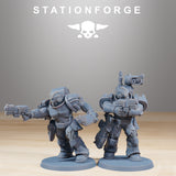 Socratis Reinforcers / Commando / Marine / Knight / Infantry / Sci Fi / Space / Table Top / Station Forge / 3D Print /4K Mini/Wargaming