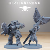 Socratis Reinforcers / Commando / Marine / Knight / Infantry / Sci Fi / Space / Table Top / Station Forge / 3D Print /4K Mini/Wargaming