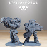 Socratis Reinforcers / Commando / Marine / Knight / Infantry / Sci Fi / Space / Table Top / Station Forge / 3D Print /4K Mini/Wargaming