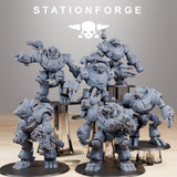 Raticus Clankers / Rats / Robot / Mech / Infantry / Bot / Sci Fi / Space / Table Top / Station Forge / 3D Print/4K Mini/Wargaming