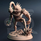 Angler Gluglin / Monster / Sea / Fish / Angler / Pathfinder / DnD / DM Stash / 3D Print / 4K Mini / TableTop Miniature / 32mm / 75mm