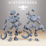 Raticus Clankers / Rats / Robot / Mech / Infantry / Bot / Sci Fi / Space / Table Top / Station Forge / 3D Print/4K Mini/Wargaming