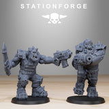 Orkaz Spec Team / Spec Ops / Orkaz / Orc / Infantry / Sci Fi / Space / Table Top / Station Forge / 3D Print / 4K Mini / Wargaming