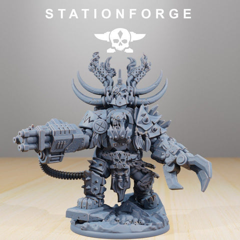 Orkaz Grand Nutta / Mech Infantry / Orkaz / Orc / Robot / Sci Fi / Space / Table Top / Station Forge / 3D Print / 4K Mini / Wargaming