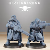 GrimGuard Frostwatch Marksmen / Soldier / Snipers / Imperial / Sci Fi / Space / Table Top / Station Forge / 3D Print / 4K Mini / Wargaming