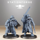 GrimGuard Frostwatch Marksmen / Soldier / Snipers / Imperial / Sci Fi / Space / Table Top / Station Forge / 3D Print / 4K Mini / Wargaming