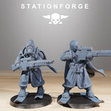GrimGuard Frostwatch Marksmen / Soldier / Snipers / Imperial / Sci Fi / Space / Table Top / Station Forge / 3D Print / 4K Mini / Wargaming
