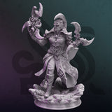 Aulten Dros / Elf / Rogue / Fighter / Magic / Hero / DnD / Pathfinder / DM Stash / 3D Print / 4K Mini / TableTop Miniature / 32mm / 75mm