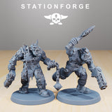 Orkaz Plague Spreadaz / Orkaz / Orc / Infantry / Sci Fi / Space / Table Top / Station Forge / 3D Print / 4K Mini / Wargaming