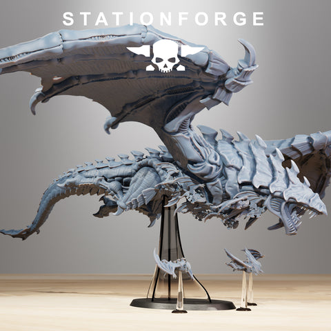 Xenarid Dragon / Alien / Dragon / Nids / Flying / Xenid / Swarm / Sci Fi / Space / Table Top / Station Forge / 3D Print /4K Mini/Wargaming
