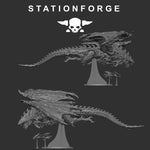 Xenarid Dragon / Alien / Dragon / Nids / Flying / Xenid / Swarm / Sci Fi / Space / Table Top / Station Forge / 3D Print /4K Mini/Wargaming