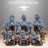 Tarion Clone Infantry / Soldier / Infantry / Clones / Kit bash / Sci Fi / Space / Table Top / Station Forge / 3D Print / 4K Mini / Wargaming