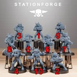 Tarion Clone Infantry / Soldier / Infantry / Clones / Kit bash / Sci Fi / Space / Table Top / Station Forge / 3D Print / 4K Mini / Wargaming
