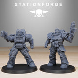 Socratis Light Reinforcement / Commando / Marine / Recon / Infantry / Sci Fi / Space / Table Top / Station Forge / 3D Print / Wargaming