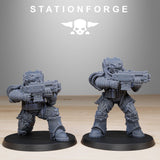 Socratis Light Reinforcement / Commando / Marine / Recon / Infantry / Sci Fi / Space / Table Top / Station Forge / 3D Print / Wargaming