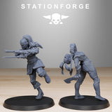 GrimCorps Jesters / Assassins / Robot / Imperial / Infantry / Sci Fi / Space / Table Top / Station Forge / 3D Print/4K Mini/Wargaming