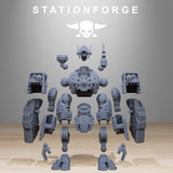 Tarion Elder Mech Mk1 / Mech / Clone / Robot / Walker / Sci Fi / Space / Table Top / Station Forge / 3D Print / 4K Mini / Wargaming