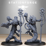 Scavenger Serpents / Sake / Scavenger / Chaos / Cyborg / Infantry / Sci Fi / Space / Table Top / Station Forge / 3D Print / Wargaming