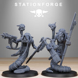 Scavenger Serpents / Sake / Scavenger / Chaos / Cyborg / Infantry / Sci Fi / Space / Table Top / Station Forge / 3D Print / Wargaming