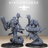 Scavenger Serpents / Sake / Scavenger / Chaos / Cyborg / Infantry / Sci Fi / Space / Table Top / Station Forge / 3D Print / Wargaming