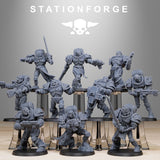 Socratis Zombies / Commando / Marine / Recon / Infantry / Chaos / Zombie / Sci Fi / Space / Table Top / Station Forge / 3D Print / Wargaming