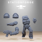 Socratis Zombies / Commando / Marine / Recon / Infantry / Chaos / Zombie / Sci Fi / Space / Table Top / Station Forge / 3D Print / Wargaming