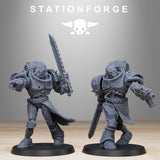Socratis Zombies / Commando / Marine / Recon / Infantry / Chaos / Zombie / Sci Fi / Space / Table Top / Station Forge / 3D Print / Wargaming