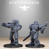 Socratis Zombies / Commando / Marine / Recon / Infantry / Chaos / Zombie / Sci Fi / Space / Table Top / Station Forge / 3D Print / Wargaming