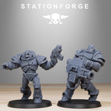 Socratis Zombies / Commando / Marine / Recon / Infantry / Chaos / Zombie / Sci Fi / Space / Table Top / Station Forge / 3D Print / Wargaming