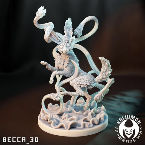 Sylvion / Pokemon / Kaijumon / Evee / Fairy / Evolutions / DnD / Monster / Miniature / 3D Print / 4K Mini / TableTop Miniature