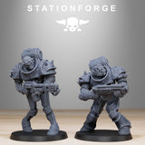 Socratis Zombies / Commando / Marine / Recon / Infantry / Chaos / Zombie / Sci Fi / Space / Table Top / Station Forge / 3D Print / Wargaming