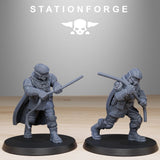 Vaskar Hunters / Airborn / Imperial / Jet pack / Infantry / Sci Fi / Space / Table Top / Station Forge / 3D Print / 4K Mini / Wargaming