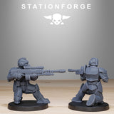 GrimGuard Enforcers 2 / Soldier / Commando / Imperial / Infantry / Sci Fi / Space / Table Top / Station Forge / 3D Print / Wargaming