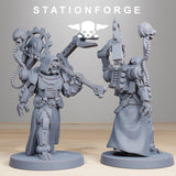 Scavenger Vicars / Priest / Scavenger / Necromancer / Nomads / Infantry / Sci Fi / Space / Table Top / Station Forge / 3D Print / Wargaming