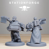 Scavenger Vicars / Priest / Scavenger / Necromancer / Nomads / Infantry / Sci Fi / Space / Table Top / Station Forge / 3D Print / Wargaming
