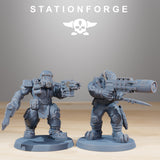 Orkaz Skillers / Orkaz / Orc / Infantry / Sci Fi / Space / Table Top / Station Forge / 3D Print / 4K Mini / Wargaming