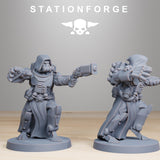 Scavenger Vicars / Priest / Scavenger / Necromancer / Nomads / Infantry / Sci Fi / Space / Table Top / Station Forge / 3D Print / Wargaming