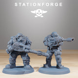 Orkaz Skillers / Orkaz / Orc / Infantry / Sci Fi / Space / Table Top / Station Forge / 3D Print / 4K Mini / Wargaming