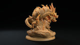 Jade Dragon / Dragon / Yokai / Pathfinder / DnD / The Dragon Trappers / 3D Print / 4K Mini / TableTop Miniature / RPG