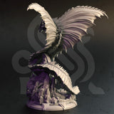 Fyrantius / Mana Wrym / Gargantuam / Draconid / Monster / Magic / Arcane / Pathfinder / DnD / DM Stash / 3D Print / TableTop / 32mm