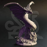 Fyrantius / Mana Wrym / Gargantuam / Draconid / Monster / Magic / Arcane / Pathfinder / DnD / DM Stash / 3D Print / TableTop / 32mm