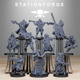 GrimCorp Mercenaries / Soldier / Mercs / Imperial / Infantry / Sci Fi / Space / Table Top / Station Forge / 3D Print / 4K Mini / Wargaming